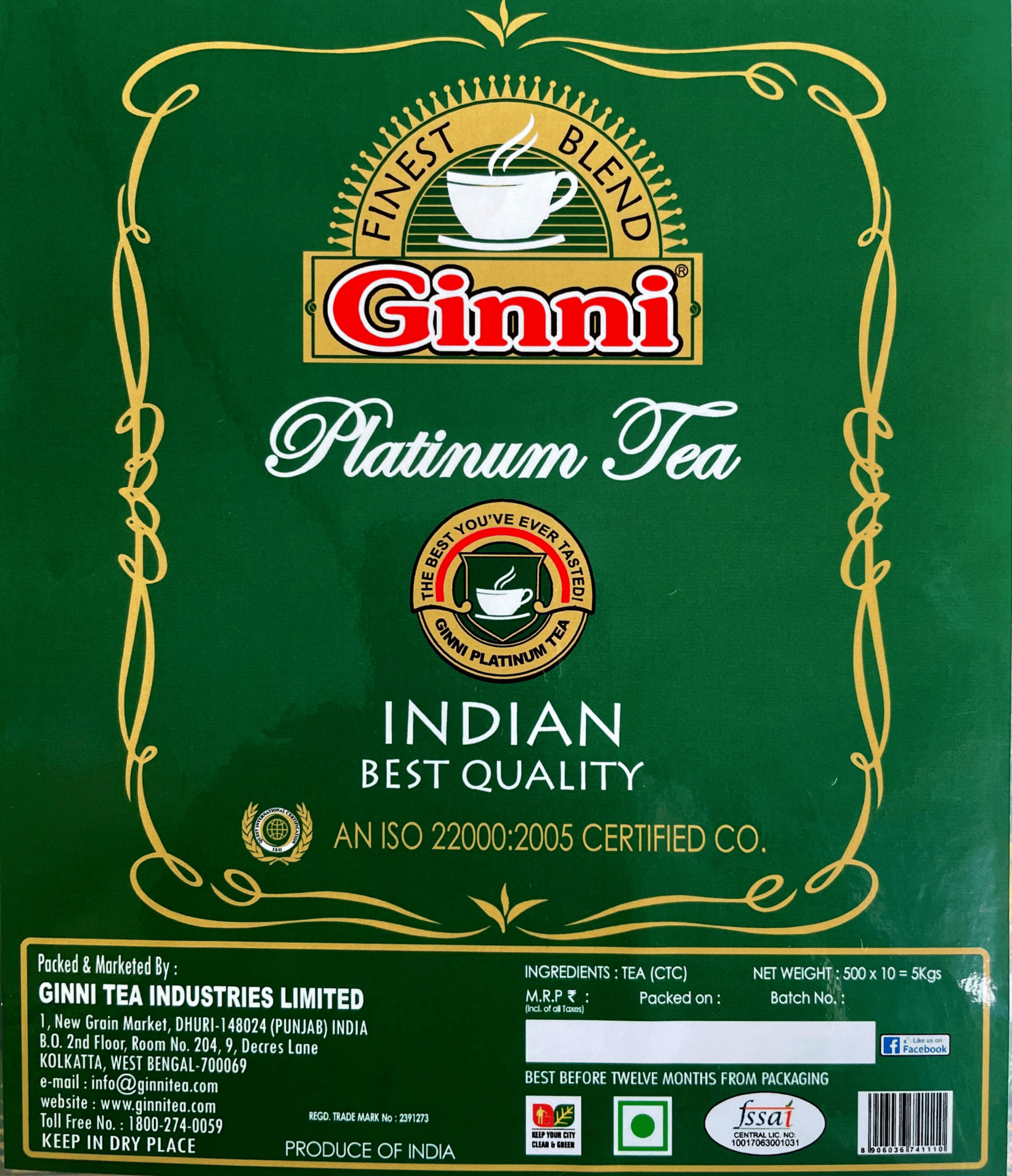 Ginni Platinum Tea